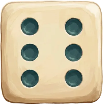 Dado mostrando el seis: Sexto